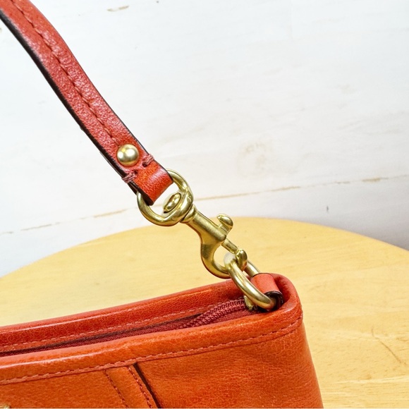 Coach | Orange Leather Mini Bag - Picture 5 of 13